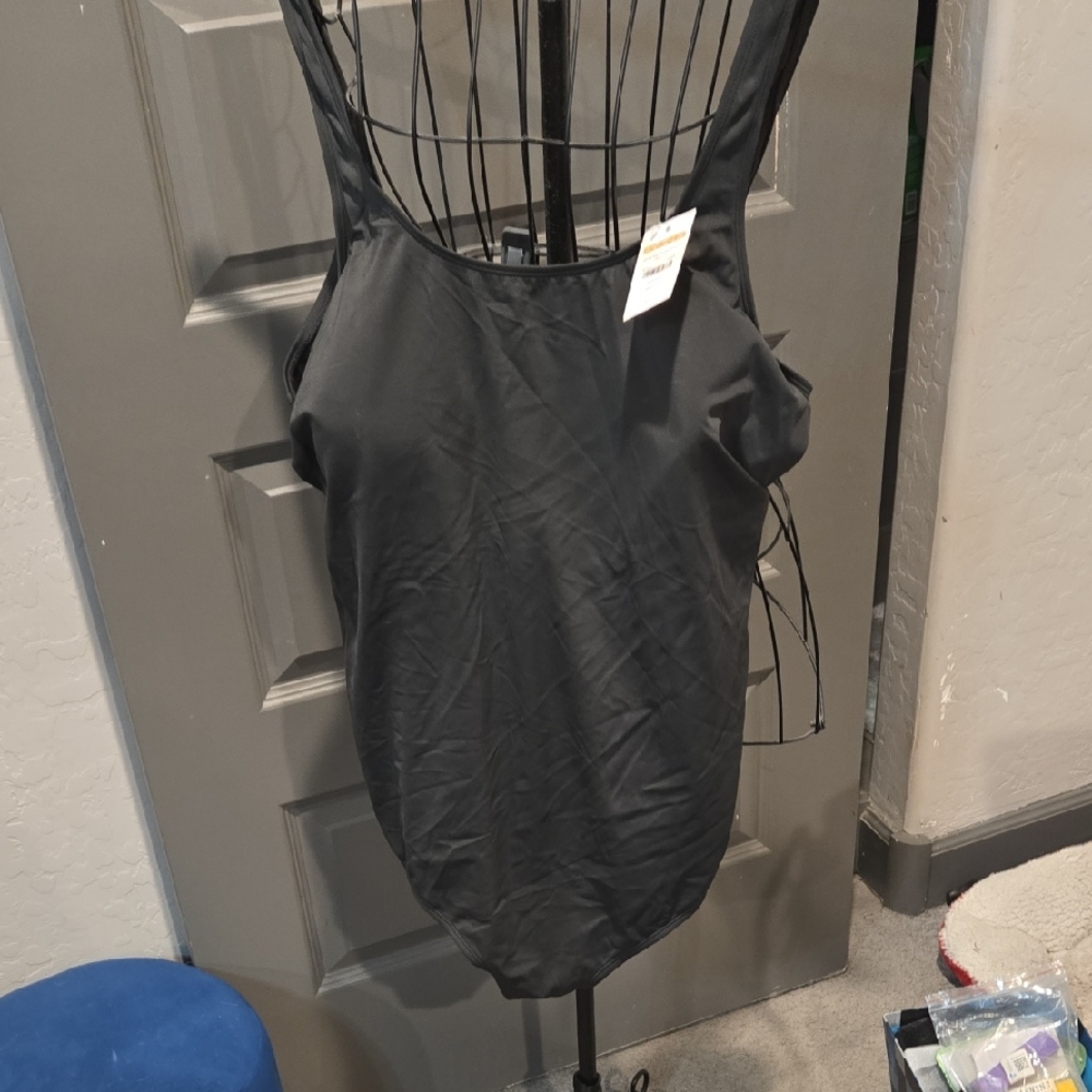 Black Women's One Piece Swimsuit